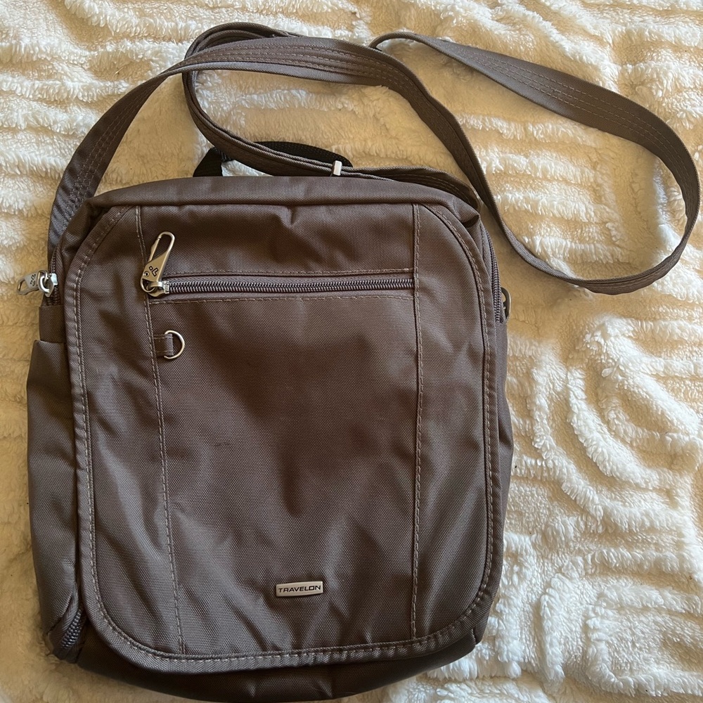 Travelon Brown Crossbody Bag